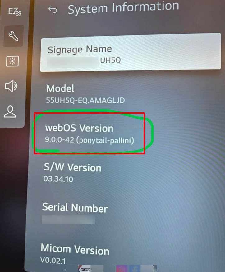 webOS 8 and 9 naming confusion